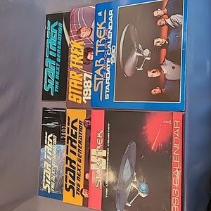 Star Trek 1980 1987 1992 1993 2002 Calendar Lot